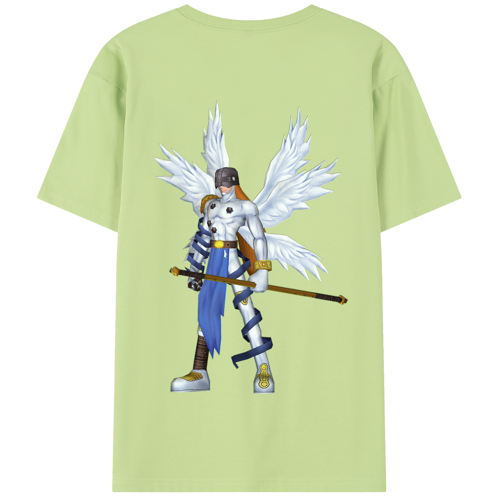 （画像用） Digimon デジタルモンスター/デジモン 綿100％半袖Tシャツ（背面プリント）